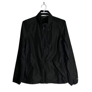 Windriver Black Full Zip Lightweight Hooded Jacket